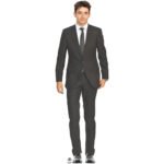 Charles Leclerc 'Suit' (Monégasque F1 Racing Driver) Lifesize + Mini Cardboard Cutout / Standee