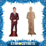 Tom Hiddleston 'Red Suit' (British Actor) Lifesize + Mini Cardboard Cutout / Standee - Image 2