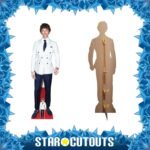 Bobby Brazier 'White Jacket' (English Actor) Lifesize + Mini Cardboard Cutout / Standee - Image 2