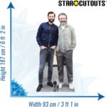 David Tennant & Michael Sheen (Scottish Actor/Welsh Actor) Lifesize + Mini Cardboard Cutout / Standee - Image 3