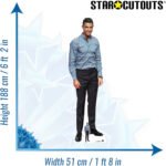 Cristiano Ronaldo 'Blue Shirt' (Portuguese Footballer) Lifesize + Mini Cardboard Cutout / Standee - Image 3