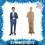 Jack Quaid 'Blue Suit' (American Actor) Lifesize + Mini Cardboard Cutout / Standee - Image 2