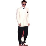 Johnny Depp 'White Jacket' (American Actor) Lifesize + Mini Cardboard Cutout / Standee