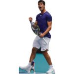 Carlos Alcaraz 'On Court' (Spanish Tennis Player) Lifesize + Mini Cardboard Cutout / Standee