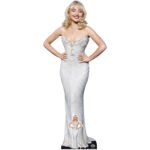 Sabrina Carpenter 'Silver Dress' (American Singer/Songwriter) Lifesize + Mini Cardboard Cutout / Standee