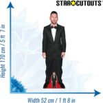 Lionel Messi 'Black Suit' (Argentine Footballer) Lifesize + Mini Cardboard Cutout / Standee - Image 3