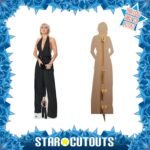 Miley Cyrus 'Black Jumpsuit' (American Singer/Songwriter) Lifesize + Mini Cardboard Cutout / Standee - Image 2