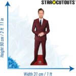 Tom Hiddleston ‘Red Suit’ (British Actor) Mini Cardboard Cutout / Standee - Image 3