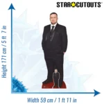 Luke Littler 'Smart Suit' (English Darts Player) Lifesize + Mini Cardboard Cutout / Standee - Image 3