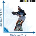 Jack Draper 'On Court' (British Tennis Player) Lifesize + Mini Cardboard Cutout / Standee - Image 3