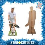Jannik Sinner 'On Court' (Italian Tennis Player) Lifesize + Mini Cardboard Cutout / Standee - Image 2