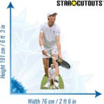 Jannik Sinner 'On Court' (Italian Tennis Player) Lifesize + Mini Cardboard Cutout / Standee - Image 3