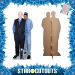 Michael Caine & Morgan Freeman (English Actor/American Actor) Lifesize + Mini Cardboard Cutout / Standee - Image 2