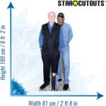 Michael Caine & Morgan Freeman (English Actor/American Actor) Lifesize + Mini Cardboard Cutout / Standee - Image 3