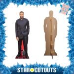 Michael B. Jordan 'Pinstripe Shirt' (American Actor) Lifesize + Mini Cardboard Cutout / Standee - Image 2
