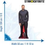 Michael B. Jordan 'Pinstripe Shirt' (American Actor) Lifesize + Mini Cardboard Cutout / Standee - Image 3
