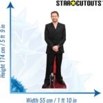 Jack O'Connell 'Black Suit' (English Actor) Lifesize + Mini Cardboard Cutout / Standee - Image 3