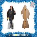 Billie Eilish 'Peace Sign' (American Singer/Songwriter) Lifesize + Mini Cardboard Cutout / Standee - Image 2