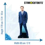 Leonardo DiCaprio 'Blue Suit' (American Actor) Lifesize Cardboard Cutout - Image 3