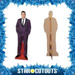 Robbie Williams 'Purple Suit' (English Singer/Songwriter) Lifesize Cardboard Cutout - Image 2