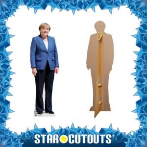 CS597 Angela Merkel (German Retired Politician) Lifesize Cardboard Cutout Frame