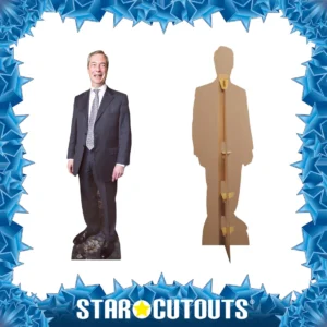 CS629 Nigel Farage (British Politician) Lifesize Cardboard Cutout Frame