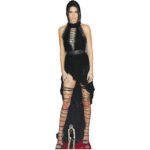 Kendall Jenner 'Black Dress' (American Model & Socialite) Lifesize + Mini Cardboard Cutout