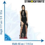 Kendall Jenner 'Black Dress' (American Model & Socialite) Lifesize + Mini Cardboard Cutout - Image 3