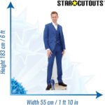 Tom Hiddleston 'Blue Suit' (British Actor) Lifesize + Mini Cardboard Cutout - Image 3