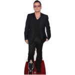 Bono 'U2' (Irish Singer/Songwriter) Lifesize + Mini Cardboard Cutout