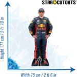 Max Verstappen (Dutch/Belgian F1 Racing Driver) Lifesize + Mini Cardboard Cutout - Image 3