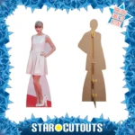 Taylor Swift 'White Dress' (American Singer/Songwriter) Lifesize + Mini Cardboard Cutout - Image 2