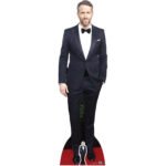 Ryan Reynolds 'Black Suit' (Canadian/American Actor) Lifesize + Mini Cardboard Cutout