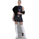 Sophie Turner 'Black Dress & White Boots' (English Actor) Lifesize + Mini Cardboard Cutout