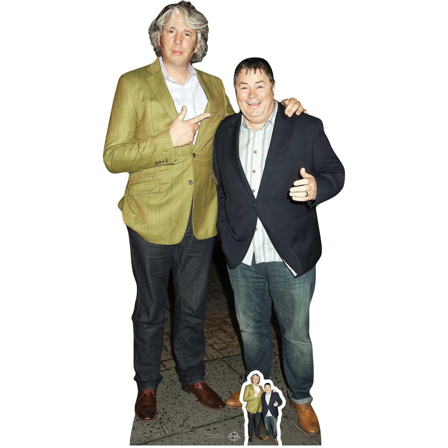 CS683 Edd China & Mike Brewer (Television Presenters) Lifesize + Mini Cardboard Cutout Edd China & Mike Brewer (Television Presenters) Lifesize + Mini Cardboard Cutout - Image 1