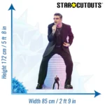 George Michael 'Singing' (English Singer/Songwriter) Lifesize + Mini Cardboard Cutout - Image 3