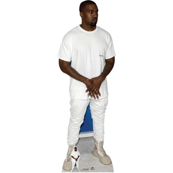 Kanye West 'T-Shirt' (American Rapper/Songwriter) Lifesize + Mini Cardboard Cutout