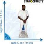 Kanye West 'T-Shirt' (American Rapper/Songwriter) Lifesize + Mini Cardboard Cutout - Image 3