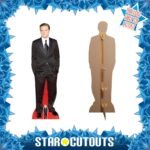 Leonardo DiCaprio 'Black Suit' (American Actor) Lifesize + Mini Cardboard Cutout - Image 2