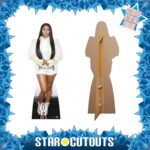 Nicki Minaj 'White Fur Jacket' (Trinidadian Singer/Songwriter) Lifesize + Mini Cardboard Cutout - Image 2