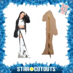 Rihanna 'Black & White Outfit' (Barbadian Singer) Lifesize + Mini Cardboard Cutout - Image 2