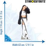 Rihanna 'Black & White Outfit' (Barbadian Singer) Lifesize + Mini Cardboard Cutout - Image 3