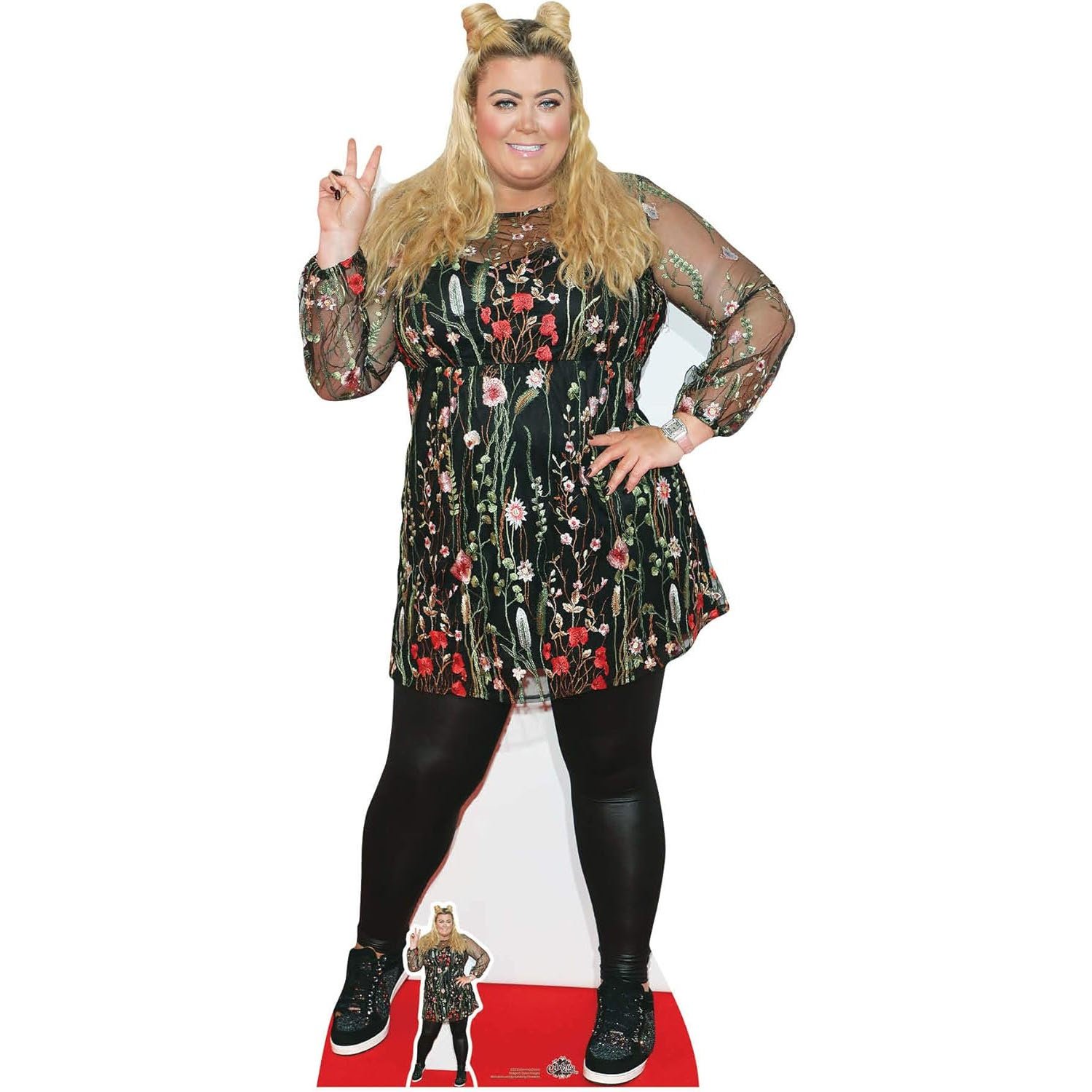 CS733 Gemma Collins (English Media Personality) Lifesize + Mini Cardboard Cutout Gemma Collins (English Media Personality) Lifesize + Mini Cardboard Cutout - Image 1