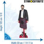 David Tennant 'Wearing Kilt' (Scottish Actor) Lifesize + Mini Cardboard Cutout - Image 3