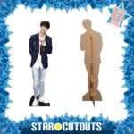 Kim Seok-jin 'Jin' (South Korean Singer/Songwriter) Lifesize + Mini Cardboard Cutout - Image 2