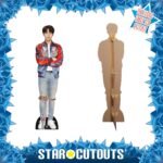 Jeon Jung-kook 'Jung Kook' (South Korean Singer/Songwriter) Lifesize + Mini Cardboard Cutout - Image 2