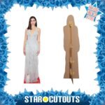 Dua Lipa 'White Dress' (English Singer/Songwriter) Lifesize + Mini Cardboard Cutout - Image 2