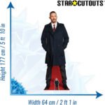 Tom Hardy 'Long Black Coat' (English Actor) Lifesize + Mini Cardboard Cutout - Image 3