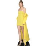 Gigi Hadid 'Yellow Outfit' (American Fashion Model) Lifesize + Mini Cardboard Cutout
