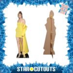 Gigi Hadid 'Yellow Outfit' (American Fashion Model) Lifesize + Mini Cardboard Cutout - Image 2